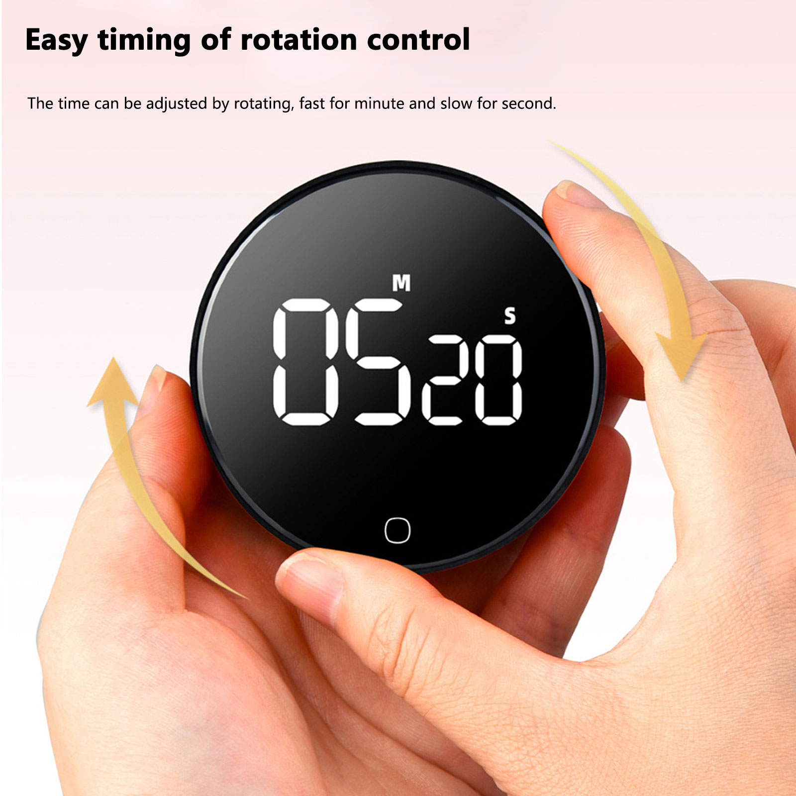 Digital Timer Countdown - LEDデジタルキッチンタイマーUSB充電式磁気ベーキングカウントダウンリマインダー3段階音量バックブラケットデザインキッチンツール