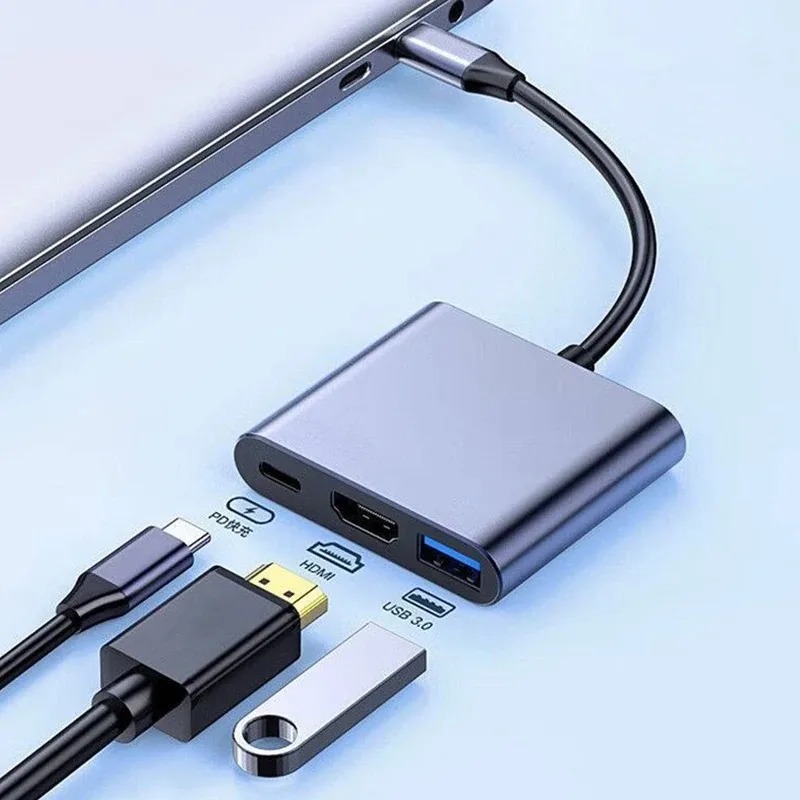 Docking Station Usb C - USB C ハブ 3in1 タイプ C