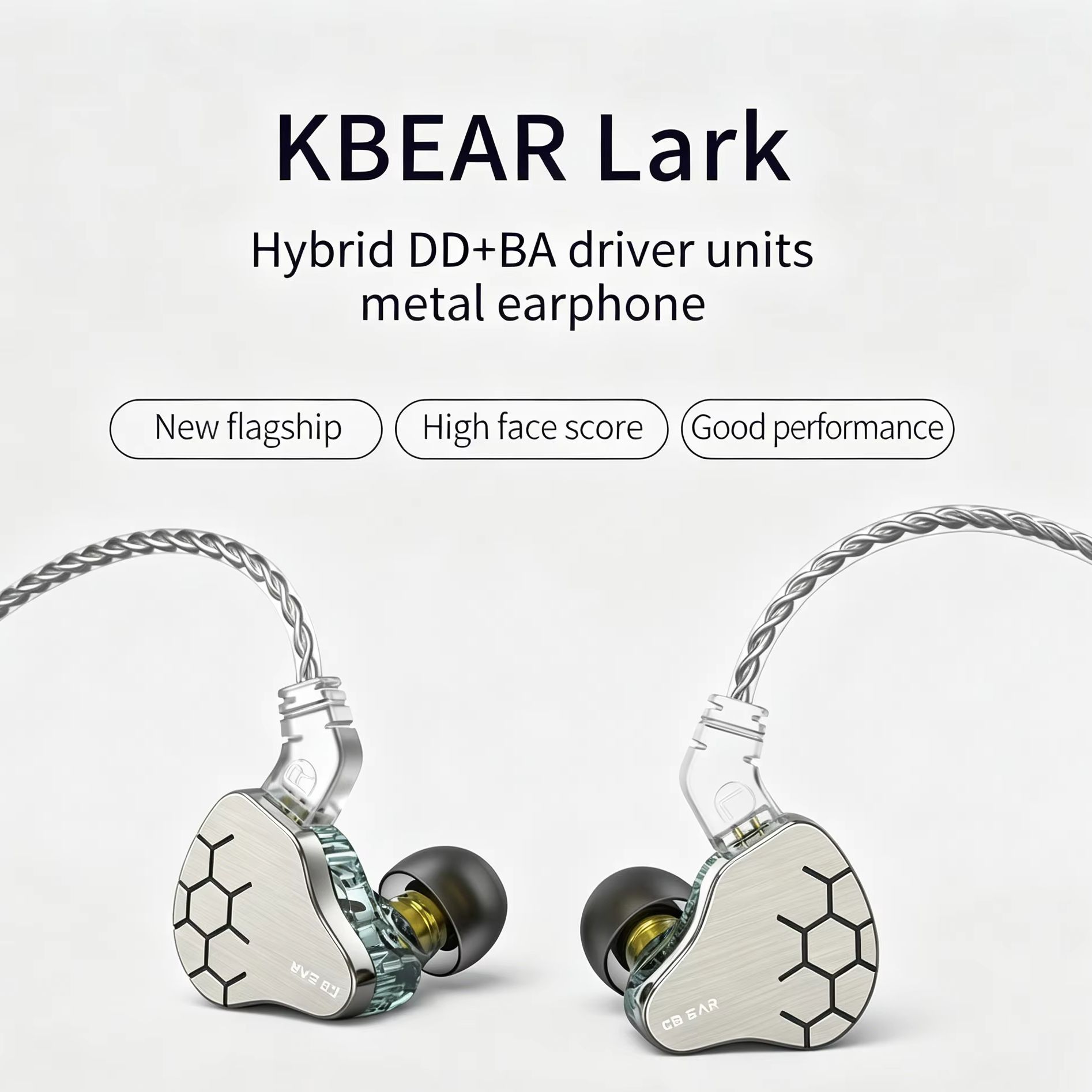 Office Work Tech - KBEAR Lark 1DD+1BA ハイブリッド IEM HiFi