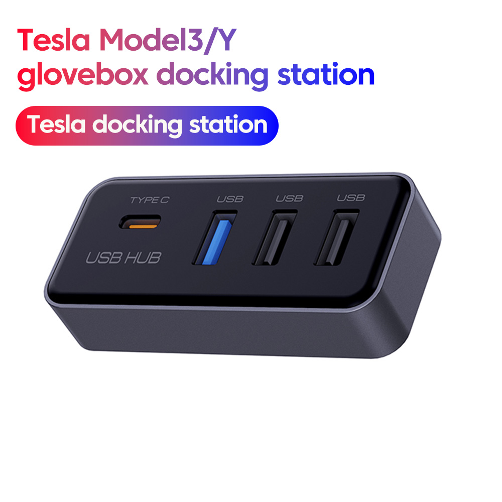 Docking Station Usb C - 4 in 1 USBハブドッキングステーション テスラ モデル3/Y