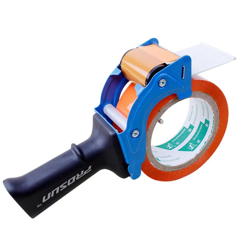 Tape Gun Dispenser - ポータブルシーリングテープガンディスペンサー、テープカッター、ボックスパッケージ、頑丈で快適なハンドル、パッケージ