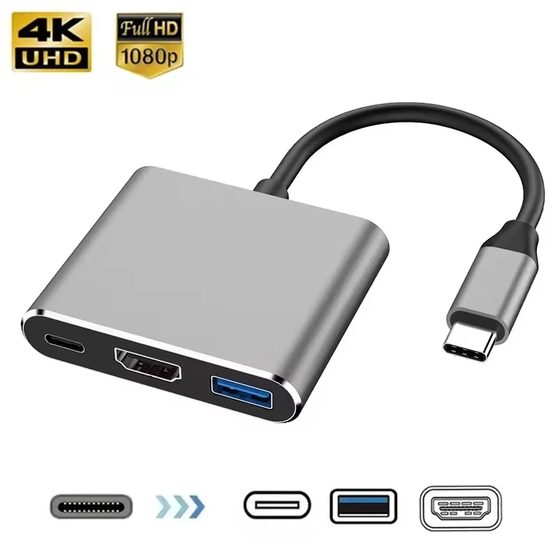 3 IN 1 USB PD HDMI ドッキングステーション - Docking Station Usb C のレビューと価格