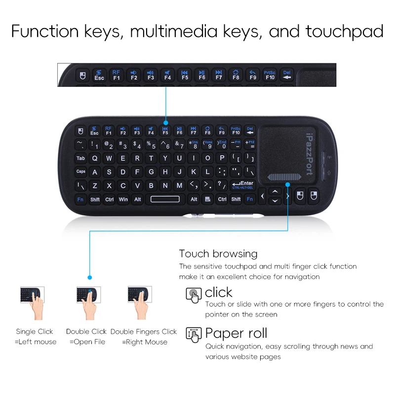 ワイヤレス ミニ キーボード Bluetooth 2.4g  - Raspberry Pi Keyboard のレビューと価格