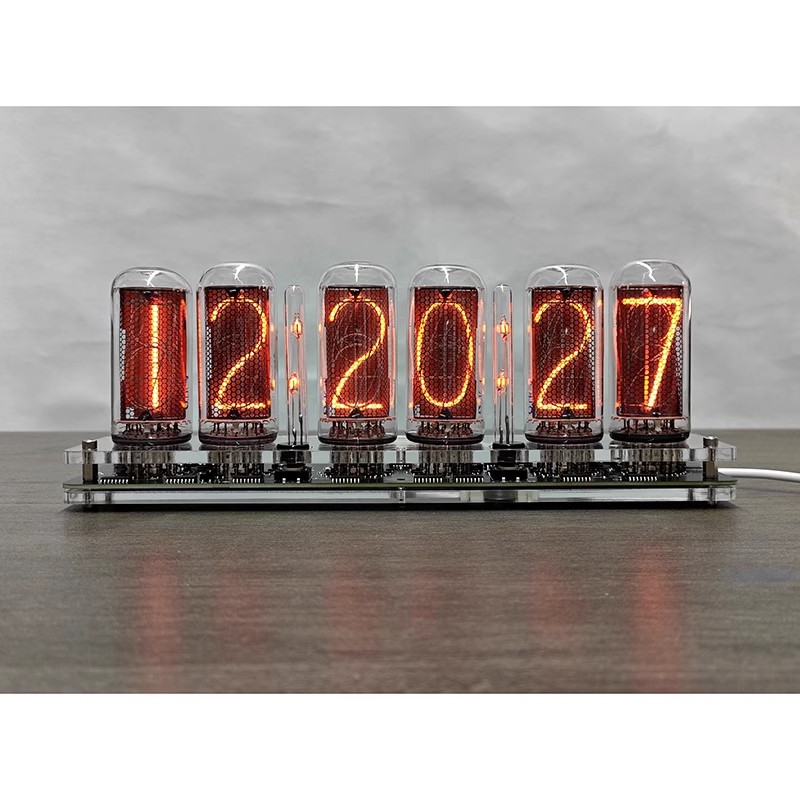 GHXAMP 6 桁 IN-18 ニキシー管時計レトロスタイ - Tech Office Youtube のレビューと価格