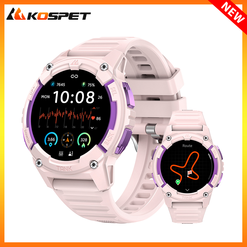 Kospet-GPS,高度計,気圧計,コンパス,Blueto - Digital Timer Countdown のレビューと価格