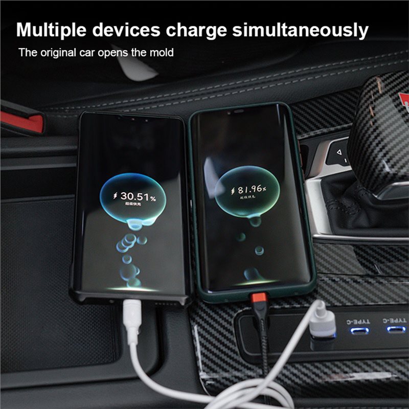 USB Type-C急速充電器スプリッター アウディQ5L  - Docking Station Usb C のレビューと価格