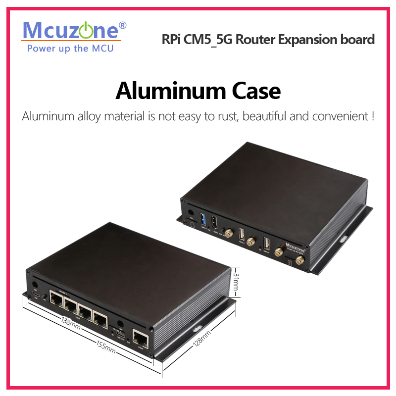 Raspberry Pi CM5_5G ルーター拡張ボード、 - Raspberry Pi Keyboard のレビューと価格