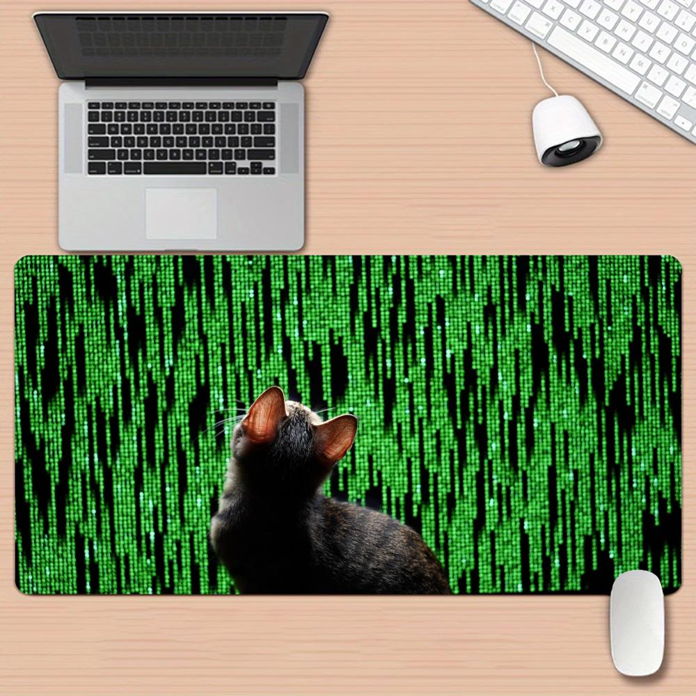 テックマトリックスコードキャットアート大型マウスパッドPCア - Office Tech Desk のレビューと価格