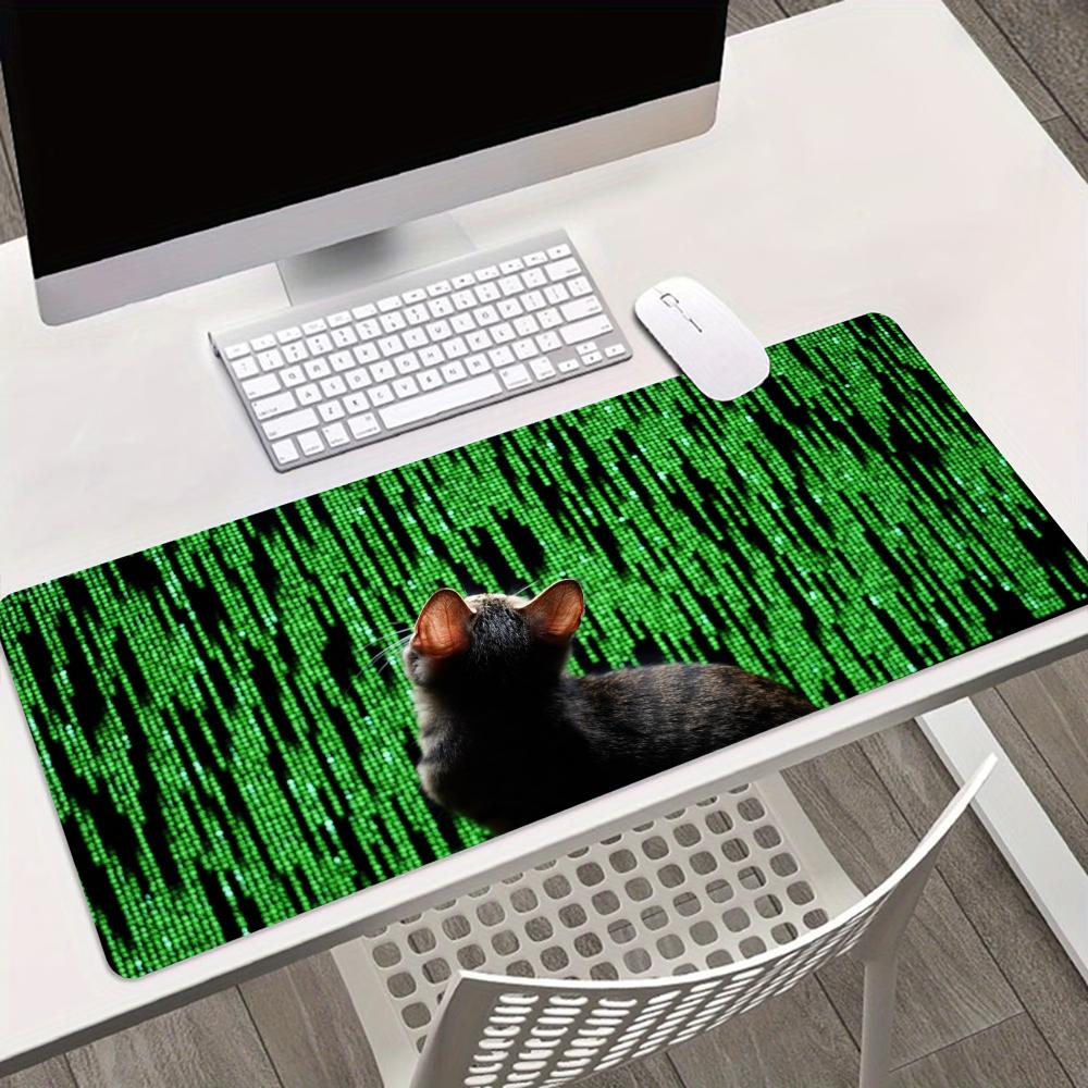 テックマトリックスコードキャットアート大型マウスパッドPCア - Office Tech Desk のレビューと価格