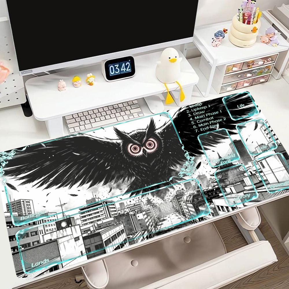 シティダークビーストプレイマットシアンテックボーダーSFイラ - Office Tech Desk のレビューと価格