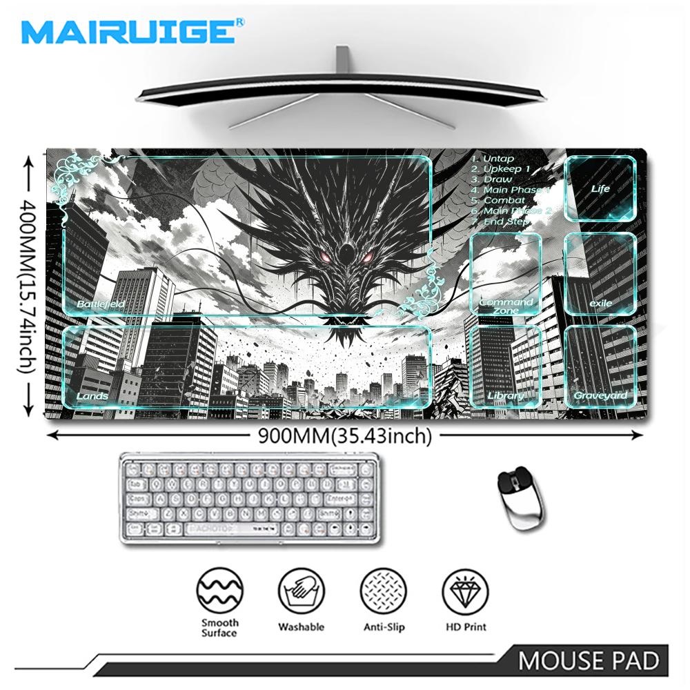 シティダークビーストプレイマットシアンテックボーダーSFイラ - Office Tech Desk のレビューと価格