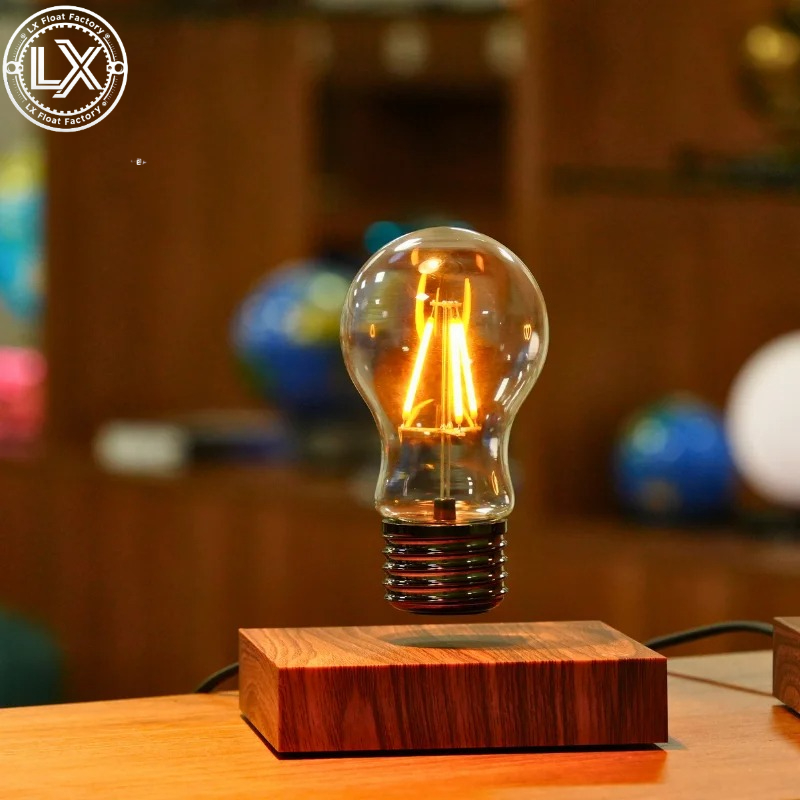 磁気浮上式ワイヤレスLED電球デスクランプ、ユニークなギフト - Office Tech Desk のレビューと価格