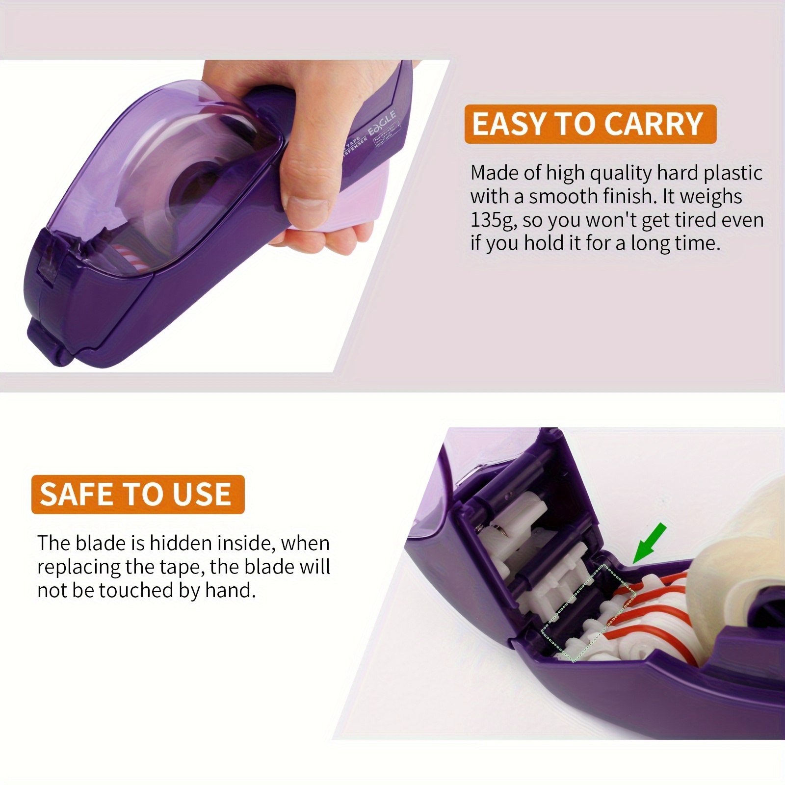 テープ付き自動テープディスペンサーガン - 片手で操作できる - Tape Gun Dispenser のレビューと価格
