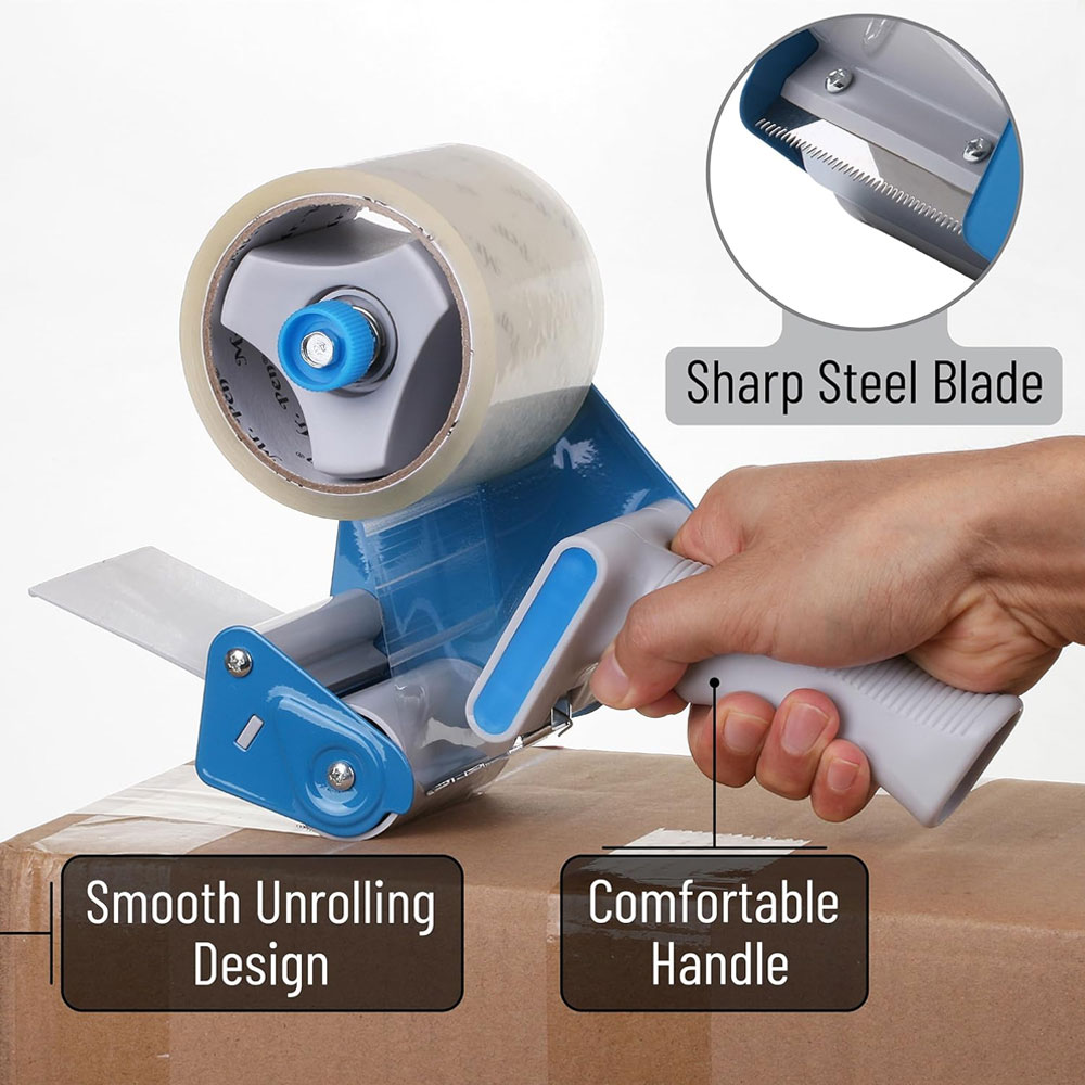 1個の2インチテープディスペンサー、梱包テープガン、商業用包 - Tape Gun Dispenser のレビューと価格