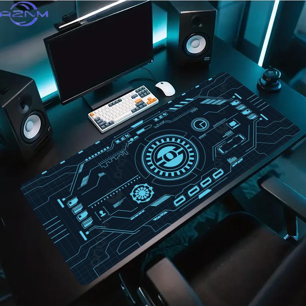 ダークシアンのSF回路デザイン拡張ゲーミングマウスパッド、滑 - Office Tech Desk のレビューと価格