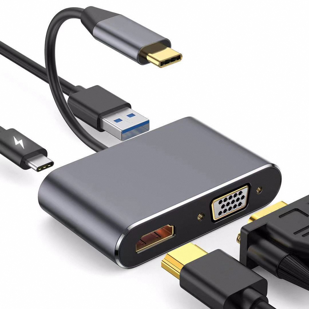 4K USB Type-C - VGA 1080P USB- - Docking Station Usb C のレビューと価格