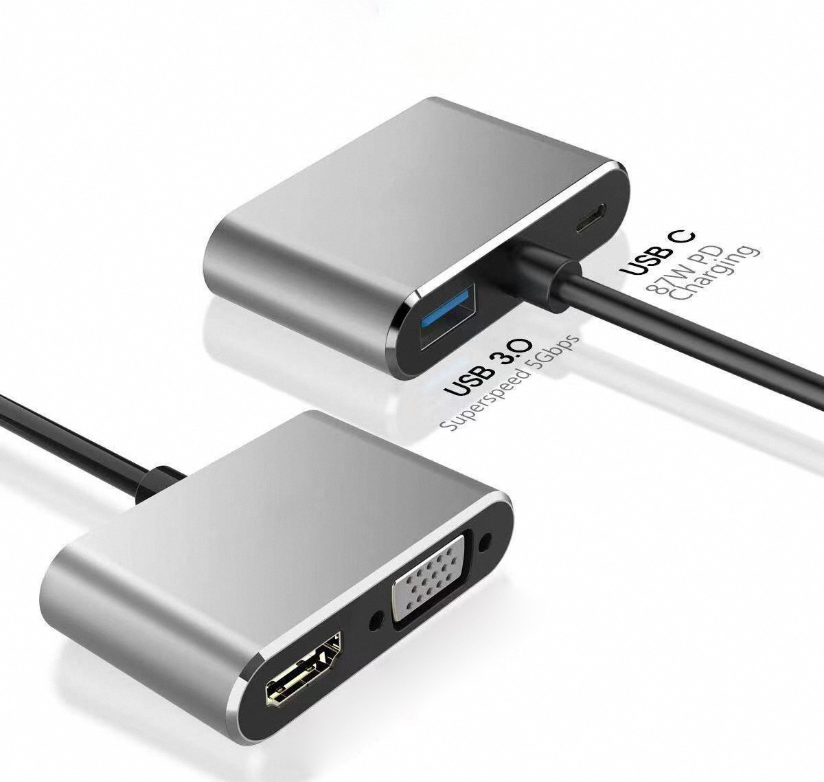 4K USB Type-C - VGA 1080P USB- - Docking Station Usb C のレビューと価格