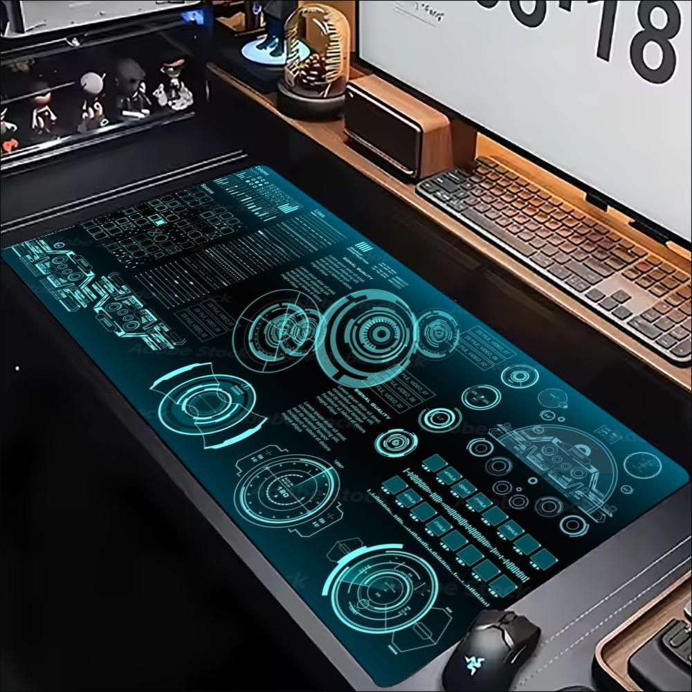サイバーテックコンソールインターフェースプリント拡張マウスパ - Office Tech Desk のレビューと価格
