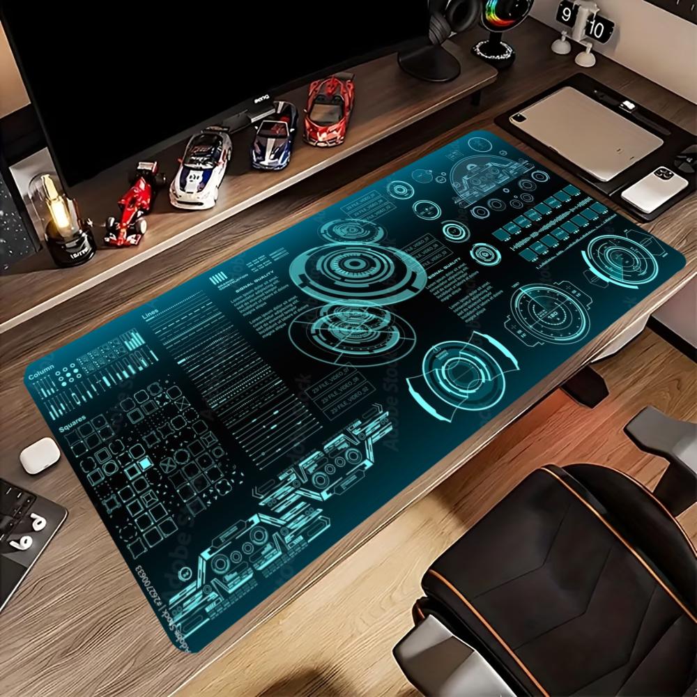 サイバーテックコンソールインターフェースプリント拡張マウスパ - Office Tech Desk のレビューと価格